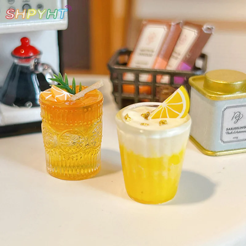 

Миниатюрные чашки для напитков для кукольного домика, 1 шт., 1:6, 1:12, чашки для напитков, апельсин с, корица, чай, еда, украшение для напитков, модель, кухонная игрушка, Декор, подарки