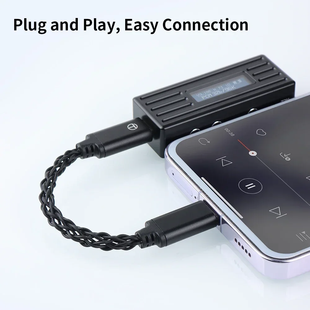 USB-C DAC Amp Type-C Upgrade Cable Adapter