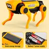 DIY Robot Dog Kit Intelligent Robot Dog Toys Solar Powered Robotics Kit Science Experiment Kit Solar Mechanic Dog Learning game 2