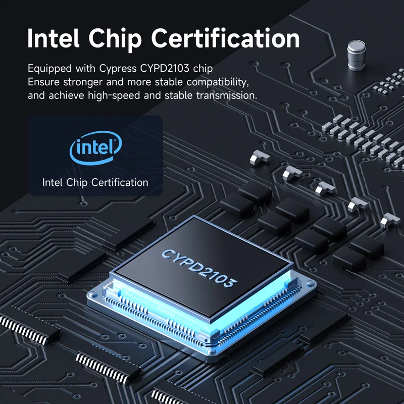 Hagibis Thunderbolt 5 Cable Up to 120Gbps Bandwidth Boost 240W Charging 80Gbps Date 16K/8K Compatible with Thunderbolt 4 USB C