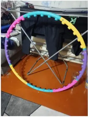 Single Row 8 Sections Massage Hoola Hoop For Fitness Loss Weight Slimming Hoop fitness hoop