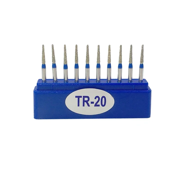 850F.FG - Fresa diamantata a forma di cono arrotondata per turbina (5
