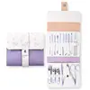 12/16Pcs Household Multi-Functional Stainless Steel Ear Spoon Nail Clippers Pedicure Nail Scissors Tool Set With Folding Bag Man 1