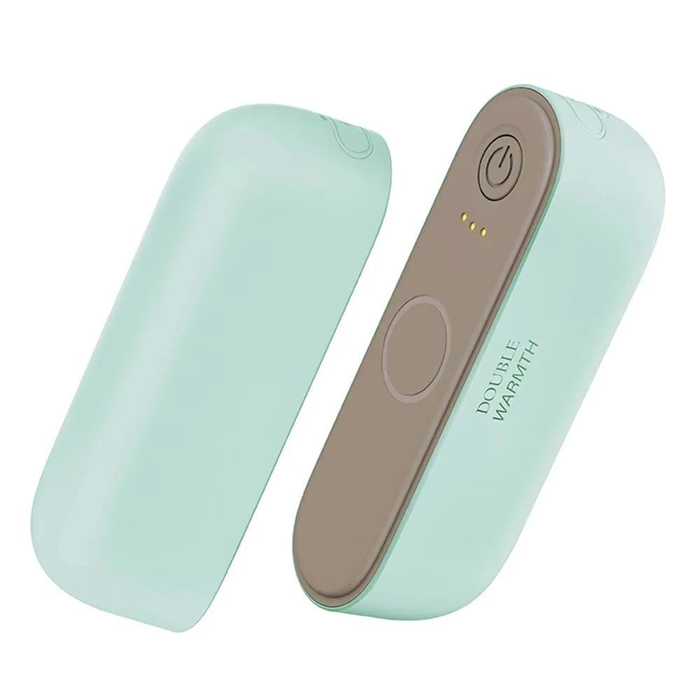 Dual-Palm Magnetic Hand Warmer with Fast Heating & Adjustable Temperature