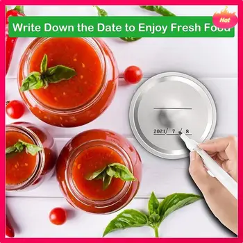 50PCS Wide Mouth Canning Lids 6