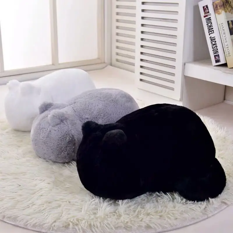 New Huggable Plush Cat Toys Stuffed Cute Shadow Dolls Kids Gift Doll Lovely Animal Toys 3 Colors Home Decoration Soft Pillows