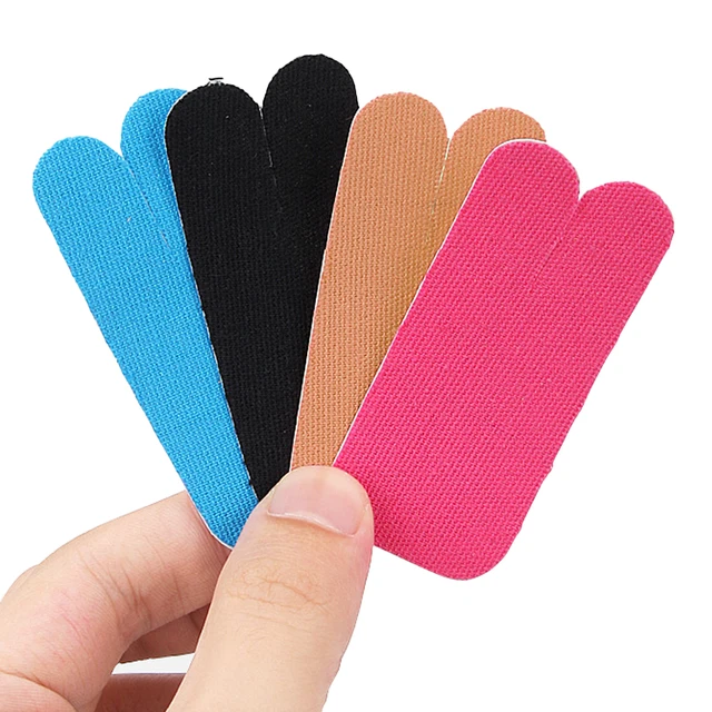 20pcs Elastic Kinesiology Tape Cotton Self-adhesive Muscle Patch/sticker Irregular Breathable Thumb Support Bandage 4