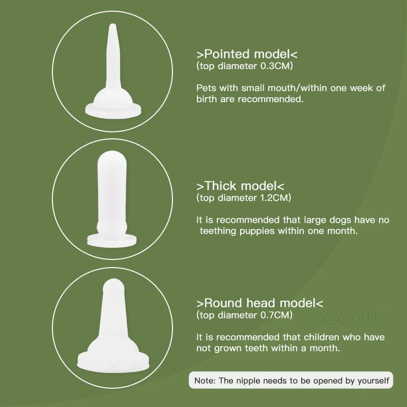 Pet Newborn Feeding Bottle Nipple Syringes kitty Pussy Puppy Nursing Feeder Set Silicone Bionic Pacifier Dropship 3