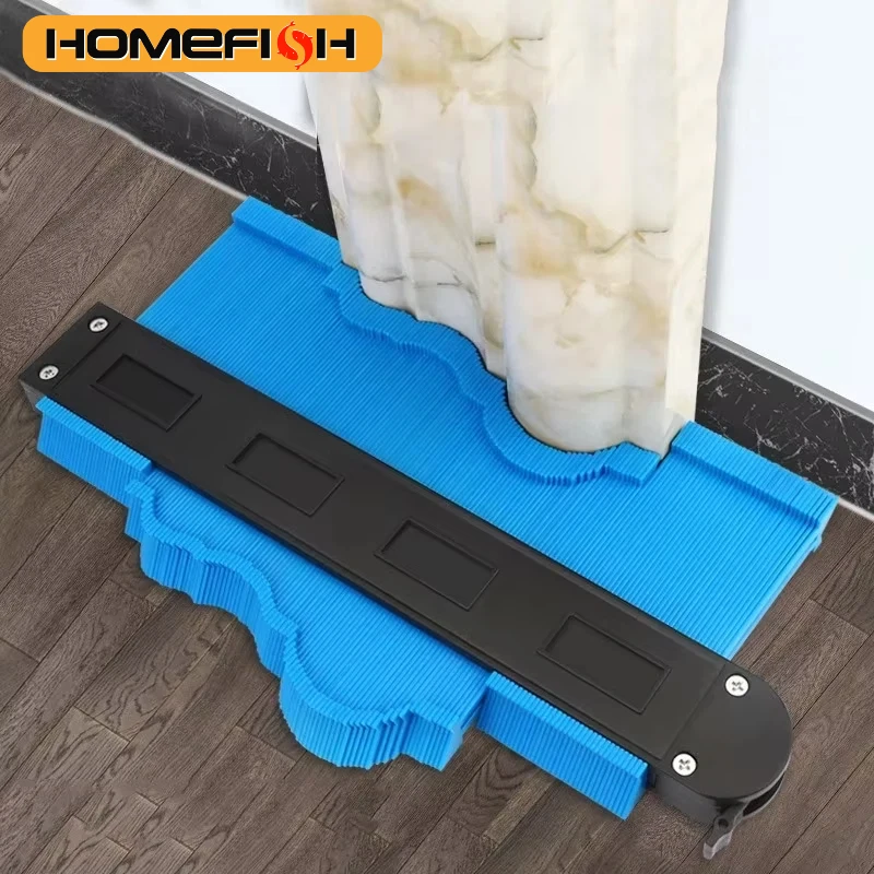 프로필 윤곽 게이지 라인 복사기 눈금자 절단 템플릿 건설 목공 측정 장비 세라믹 타일링 타일 도구