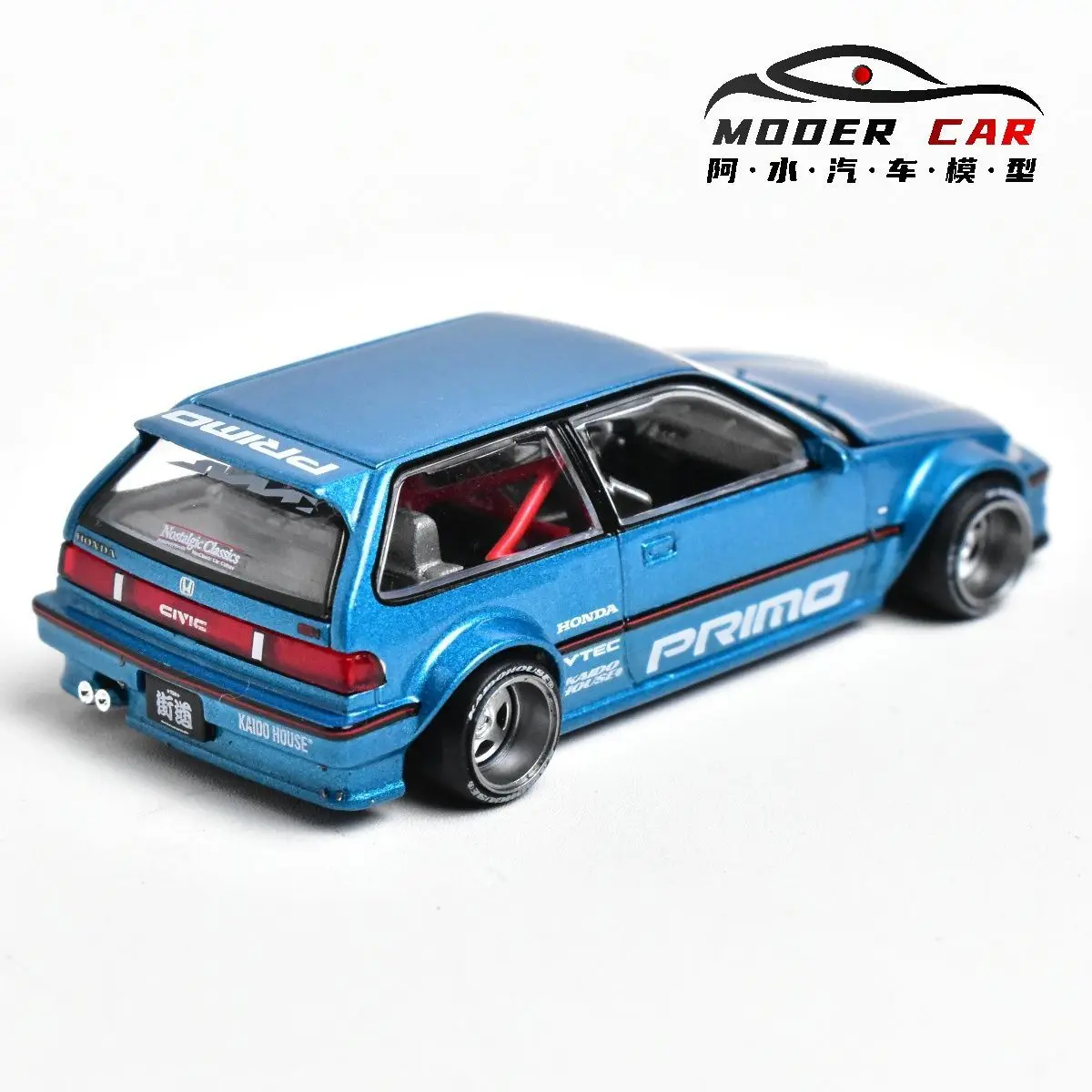 Kaido House + MINIGT Civic (EF) Kaido Works V1 KHMG 126 Diecast Model Car 4