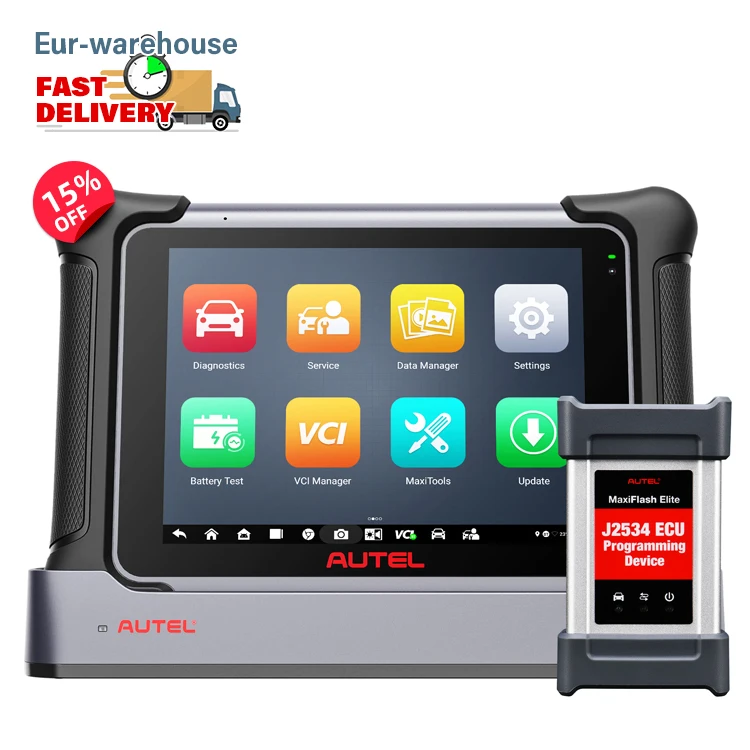2022 Autel 100% Originale Maxisys Elite2 Ms909 Ms 909 Maxicom Pro J2534 Programmatore Ecu Automobilistico Strumento Scanner Diagnostico Per Auto