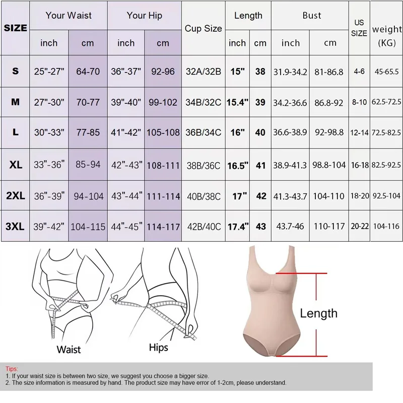 Lilvigor Black Bodysuit Women Tummy Control Shapewear Seamless Sculpting Body  Shaper Sleeveless Tops V-neck Camisole Jumpsuit