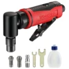 WORKPRO Air Angle Die Grinder 1/4'' Pneumatic Right Pneumatic Angle Grinder Air-Powered 90 Degree for Grinding Cutting Polishing 1