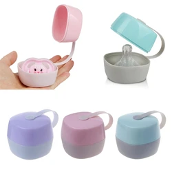 Chupete portátil para bebés y niños, caja de almacenamiento de viaje, contenedor de alimentos