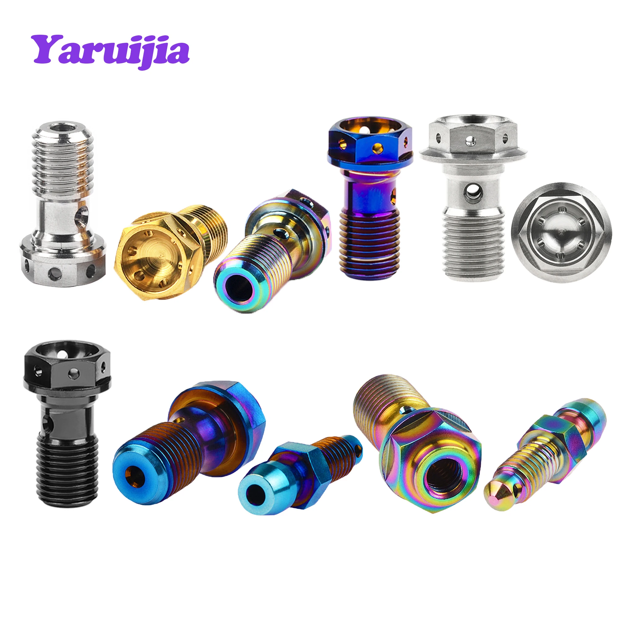 yaruijia titanio parafusos m10 passo 10 125 03