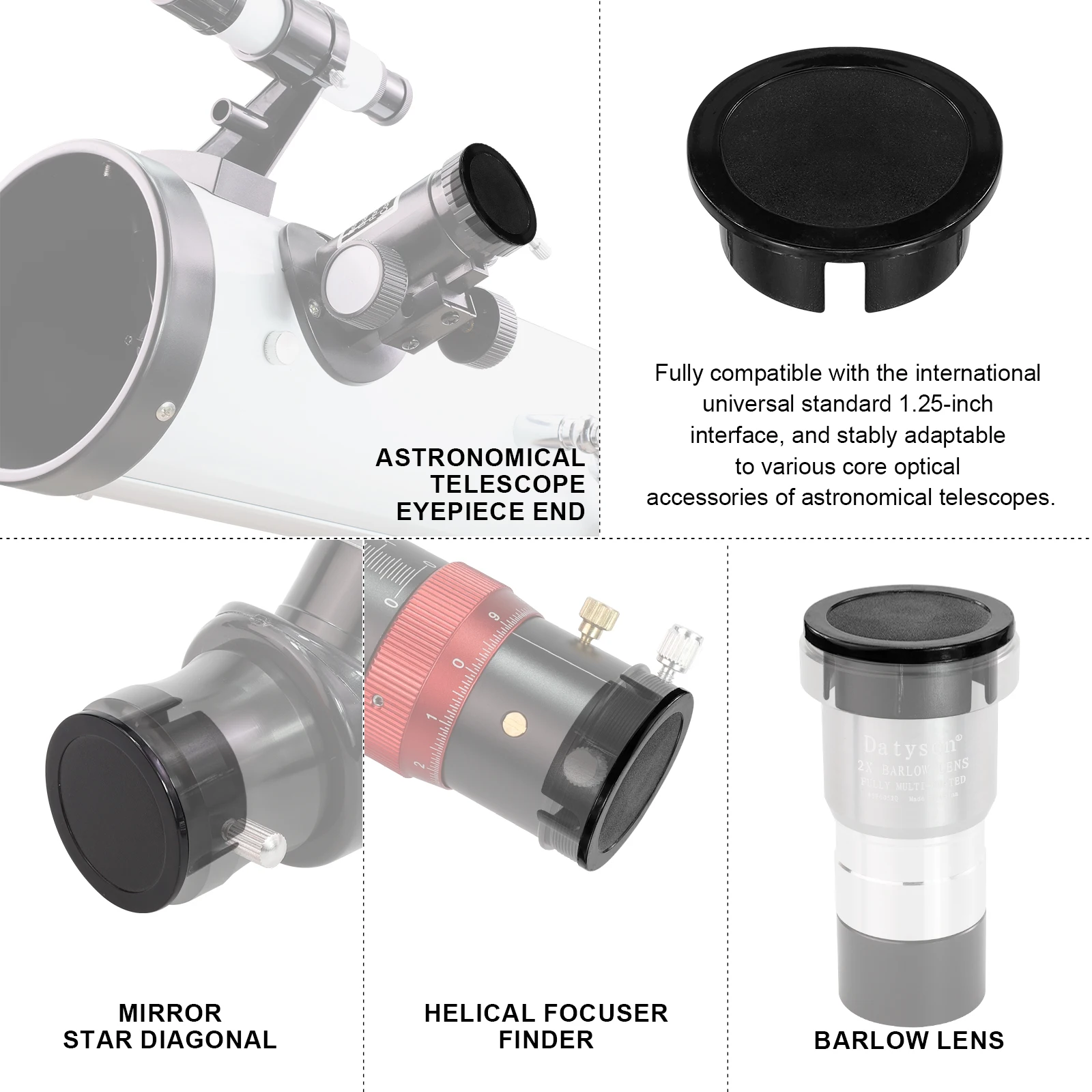 Universal Telescope Dust Cap - Anti-Dust/Moisture Protective Cover
