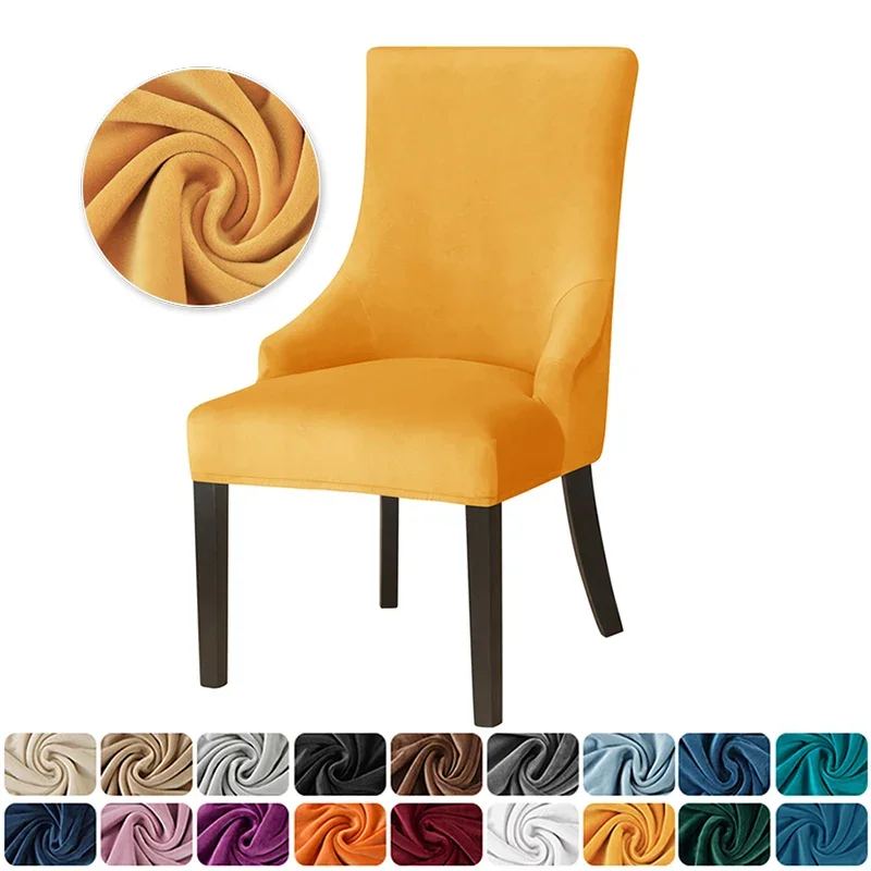 High back sale dining chair slipcovers