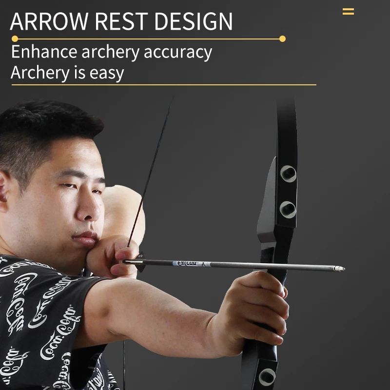 US Archery 54" Takedown Recurve Bow & Arrows For Adult Beginner Hunting & Target