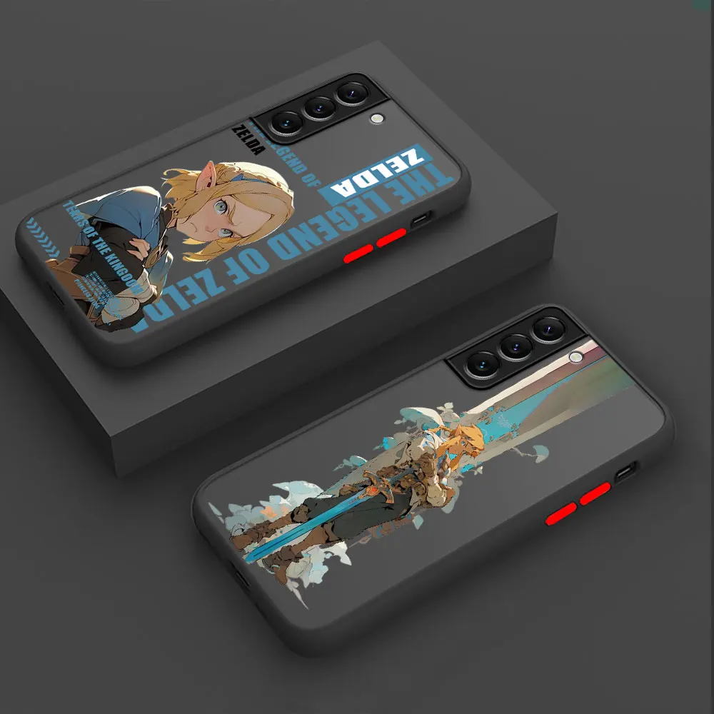 Custodia Per Telefono Per Samsung Galaxy S22 Plus S24 Ultra S10 Lite S9 S23 Ultra S21 S20 Fe Soft The Legend Of Zeldas Hard Pc Funda Cover