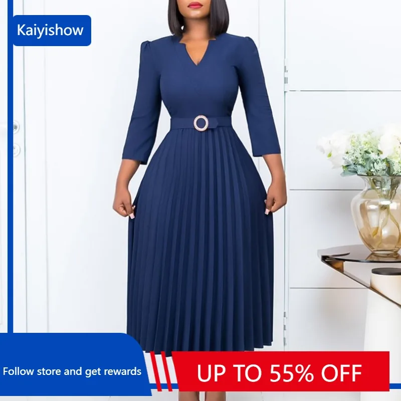 Рисунок 4 - Женское элегантное офисное однотонное платье-трапеция