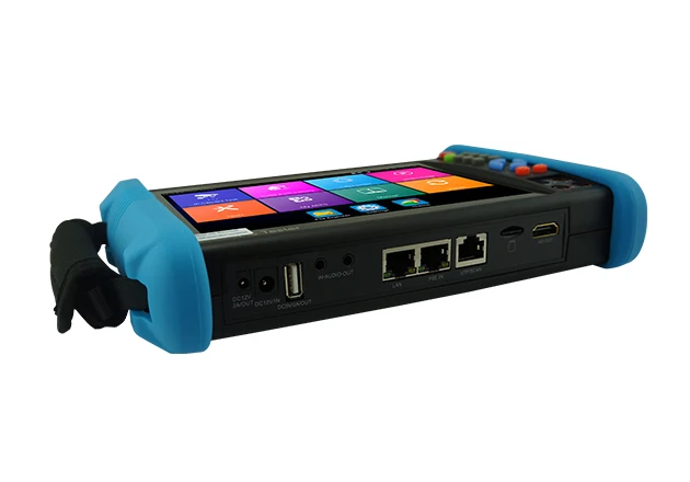 7 Inch IPS Touch Screen Built-in Wifi CCTV Tester for 8K IP/Analog/AHD/CVI/TVI/SDI Cameras Testing IPC-9800 Pro Series