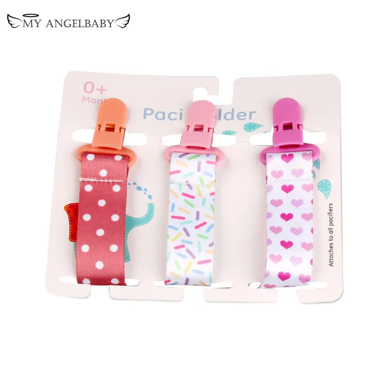 3 Pcs/Set Baby Pacifier Clips Pacifier Chain Dummy Clip Nipple Holder For Nipples Children Clip Soother Holder attache pacifier clip pacifier chain pacifier accessories teether clip