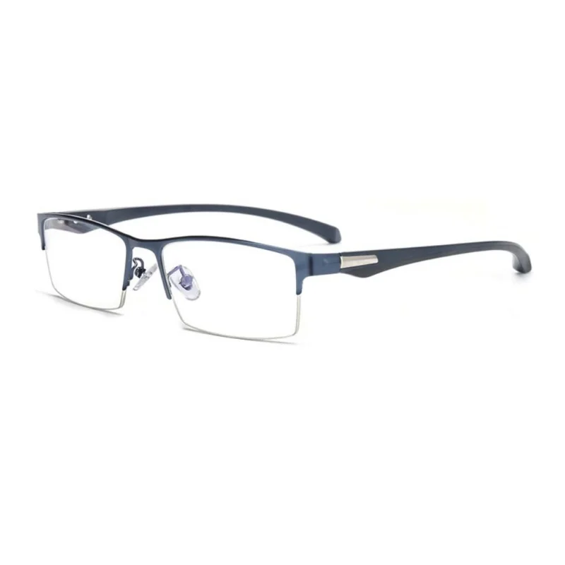 Prescription Glasses Men's Prescription Glasses Women Myopia glasses Black Grey Eyewear Reading Glasses Half-rim Short-Sighted eyeglasses