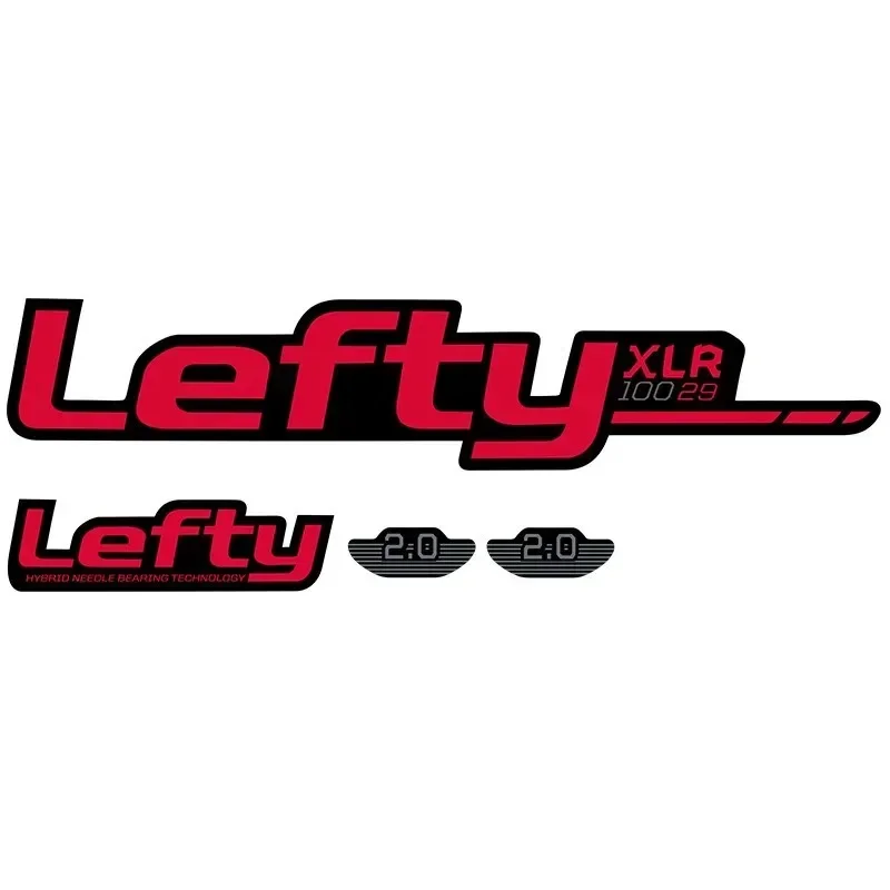 데칼 2023 최신 프론트 포크 DIY 0.14mm Lefty Xlr 100-29 산악 자전거 포크 스티커 Costumized MTB Speed ??Down Mountain