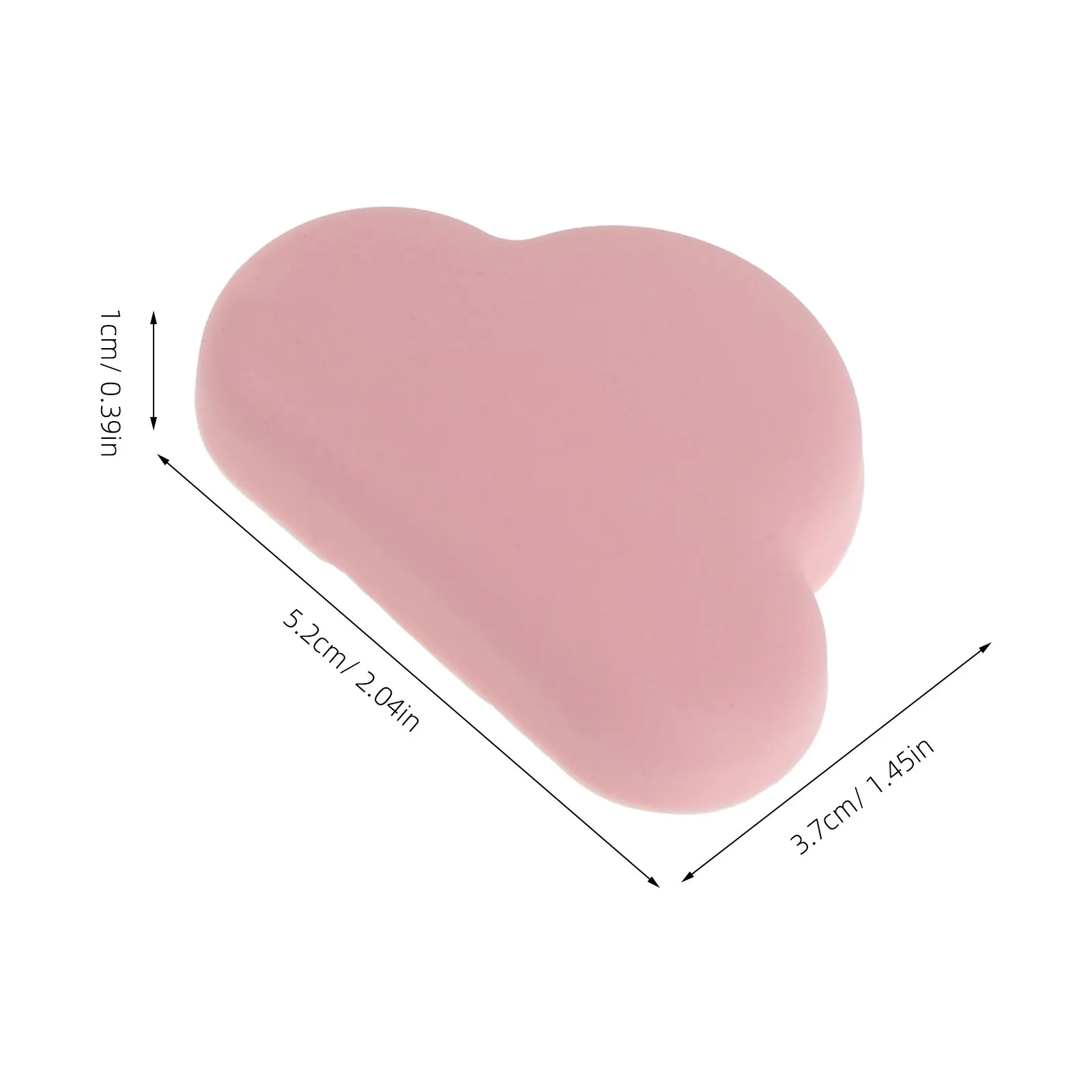 4Pcs 하트 모양 자체 접착 가구 범퍼 보호 패드 도어 스토퍼 캐비닛 서랍 벽 보호기 소음 감쇠