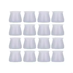 Silicone Furniture Leg Protectors for Noise Reduction and Floor Protection in Home and Office Settings (Blue)