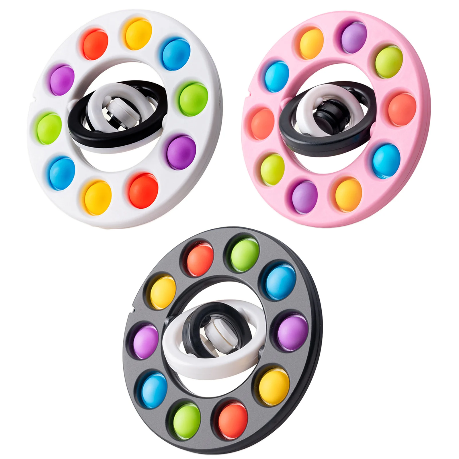 Simple Dimples Fidgets Toy Colorful Push Bubbles Squeezy Balls