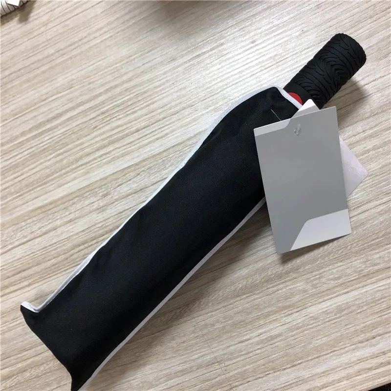 Tri-fold Fully Automatic Umbrella Tire Handle For Audi Car Advertising Umbrella Gift Luxury