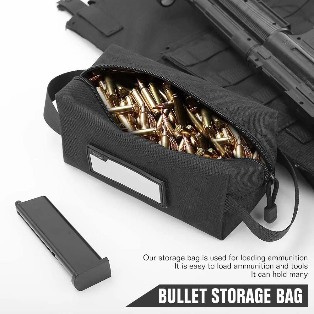 1000D Ammo Bag for Rifle Ammo Bag Bullet Carrying Bag EDC Tool Bag Multi-Function Bag Hunting Handbag Cartridge Storage Box 3