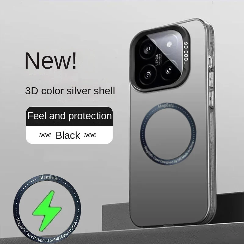 Luxury Matte Shockproof Phone Case with Magsafe Wireless Charging Compatibility