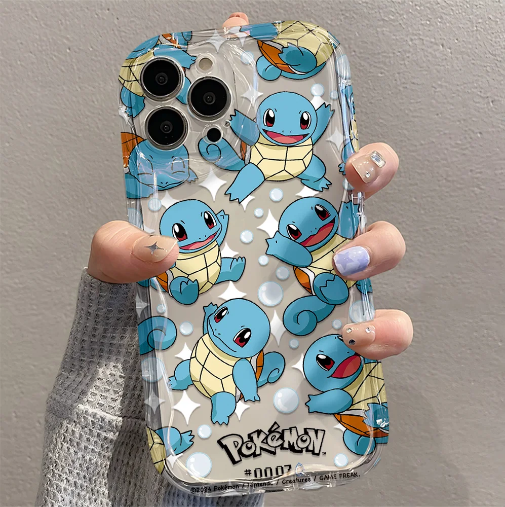 Anime-inspired Wave Design Soft TPU Phone Case