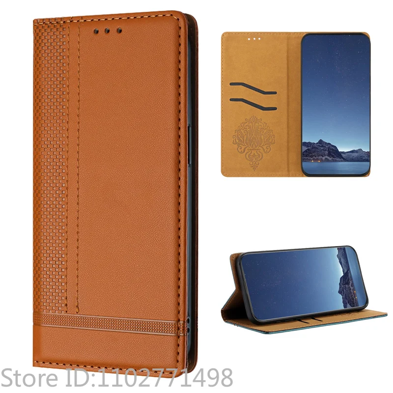 Luxury Wallet Flip Cover Phone Case - Magnetic Shockproof Leather