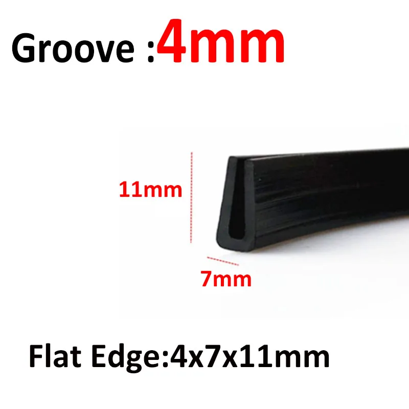 Gummi U-Kanalkante U-förmige Gummi-Dichtungskante – 15mm X 10mm