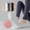 Yoga Pivot Barre Socks Women Cotton Terry Silicone Non-slip Grip Pilates Sock