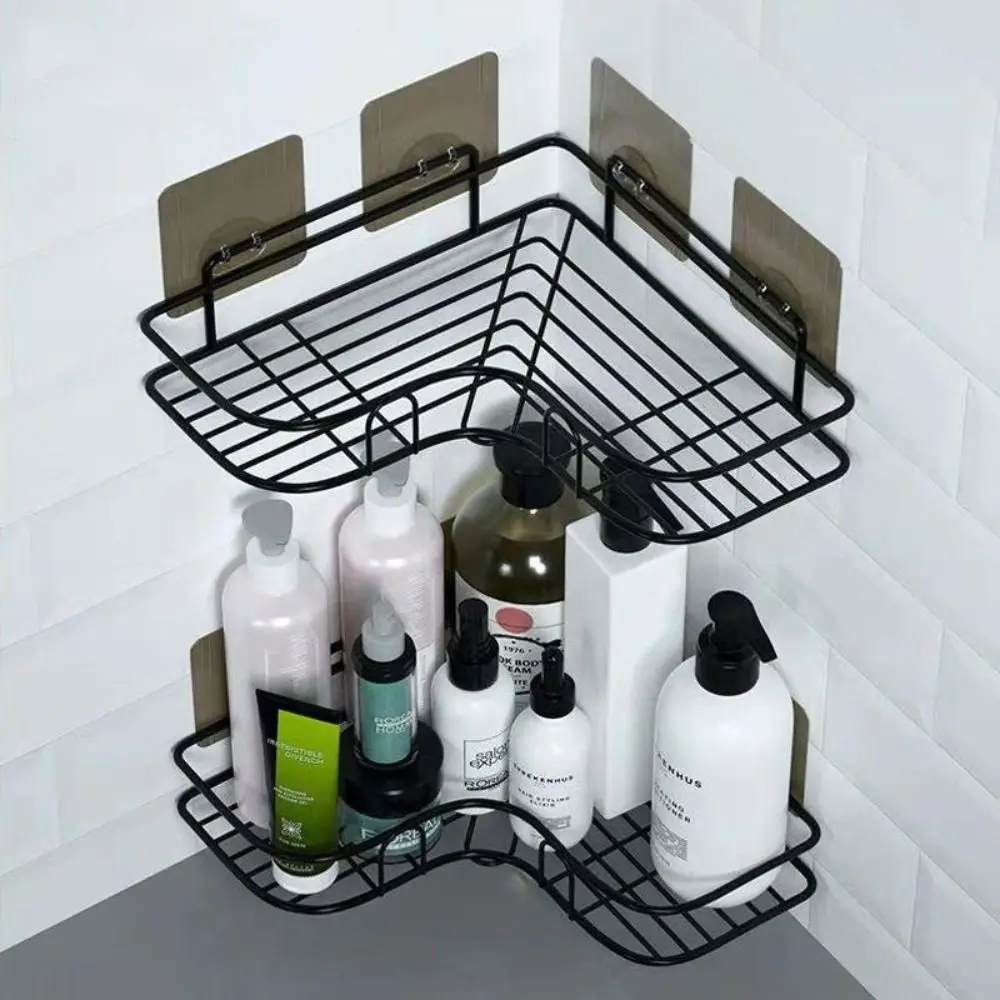 Triangle Bathroom Storage Rack Durable Wall Mounted Metal Sink triangle-bathroom-storage-rack-durable-wall-mounted-metal-sink