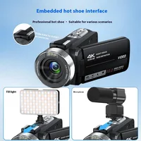 4K Video Camera Camcorder Ultra 80MP Digital Camera Vlogging Camera for YouTube 3.0" IPS 270° Screen IR Night Vision Handheld DV 3
