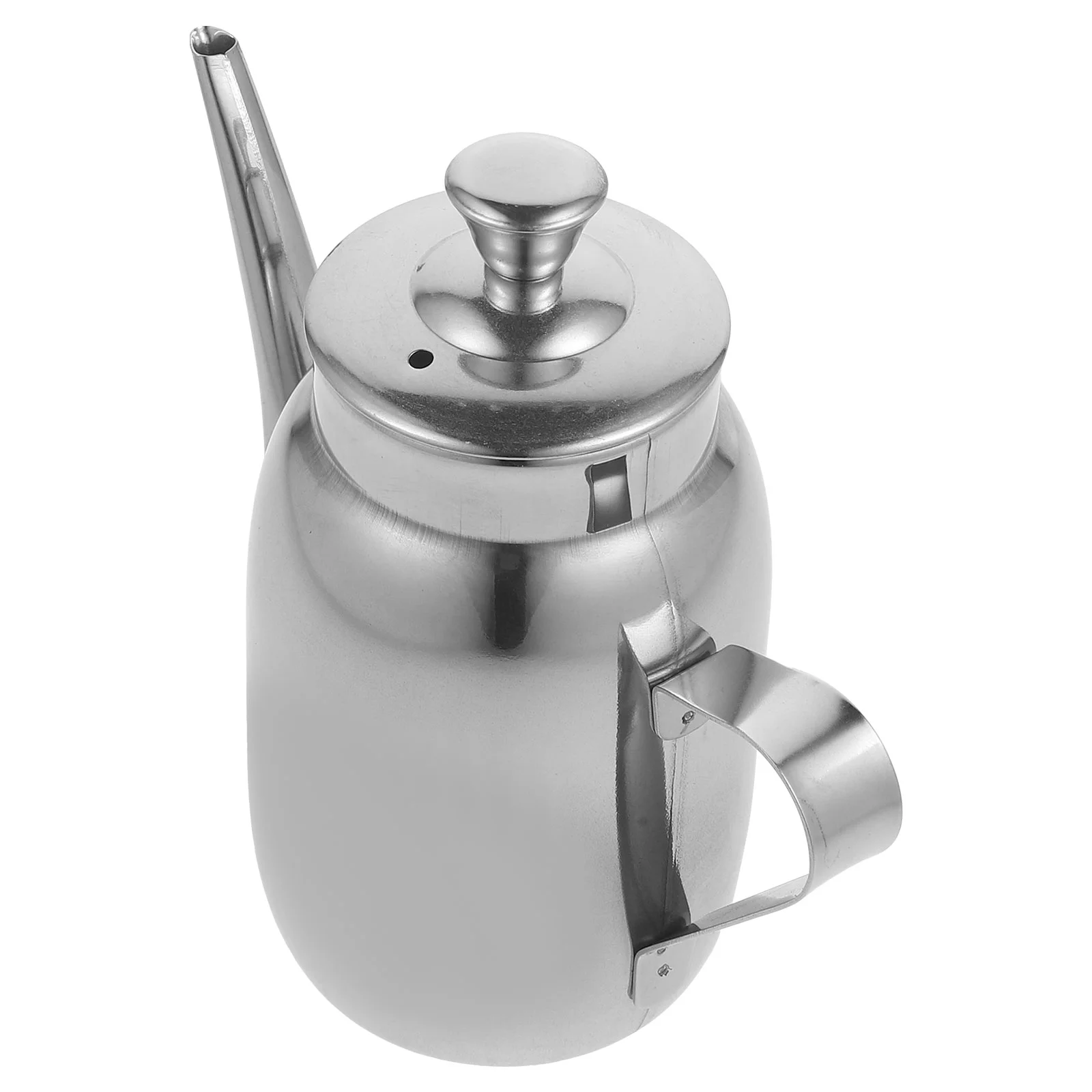 

Stainless Steel Oil Pot Oil Dispenser Pot Kitchen Soy Sauce Vinegar Container
