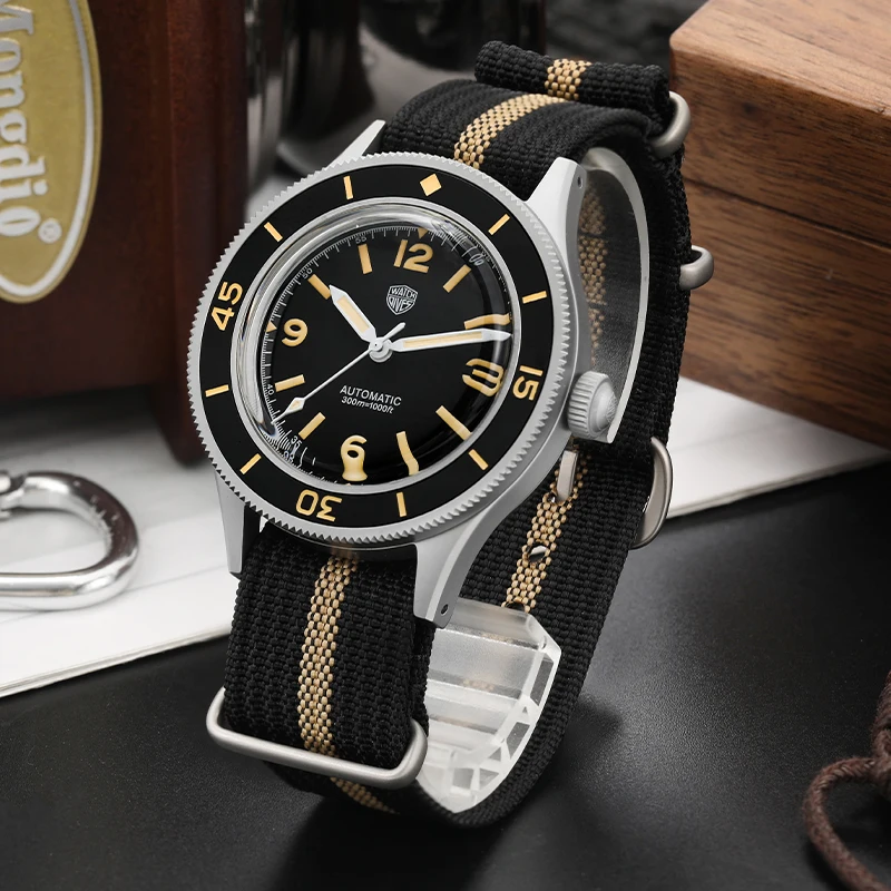  ƽ Ʈ ̺ ð, ̾ ũŻ  ð, 300M ð, 40mm ð, Ƽ 50-Fathoms NH35