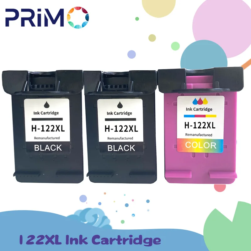 

Ink Cartridge Refillable 122XL Remanufactured for HP122 For HP 122 XL Deskjet 1000 1050 1510 2000 2050 2540 3000 3050 1050A 2050