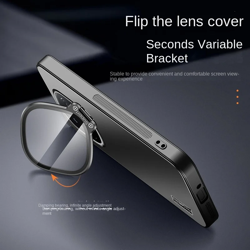 Fully Enveloped Retractable Glass Lens Holder Protective Case Cover