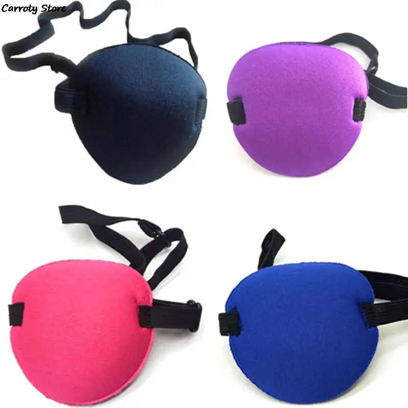 

Adult Child Single Eye Cover Portable Soft Eye Patch Amblyopia Traning Goggles Eyeshade Sleeping One-eyed Cover Eye Mask