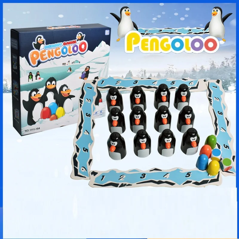 

Antarctic Little Penguin children's memory training puzzle toy parent-child board game 3-4-5 years old interactive