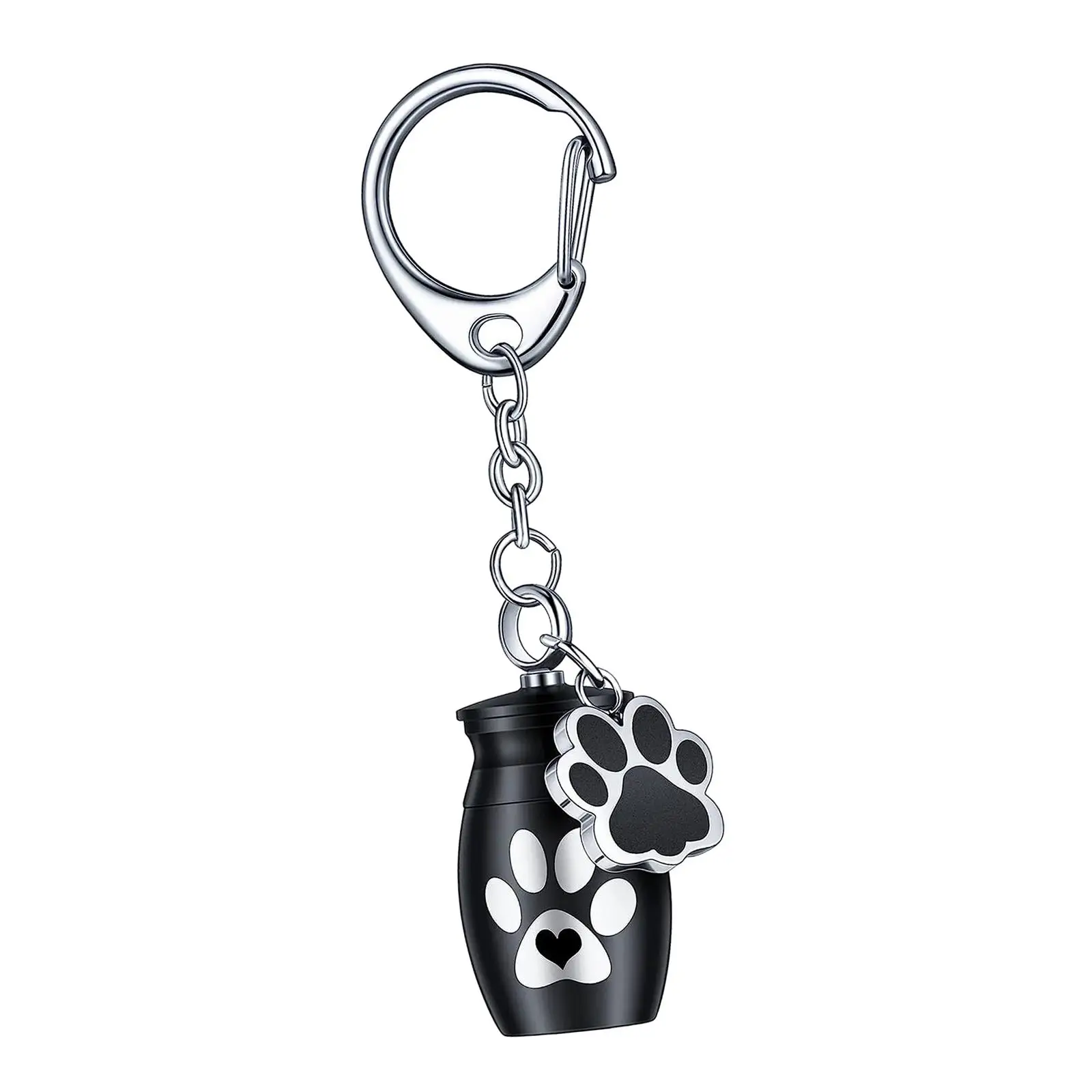 Small Keychain Pet Urn Portable Keep Precious Memories Keepsake Pet Hair Storage Jar Souvenir Rabbit Kitty Bunny Puppy cremation urn