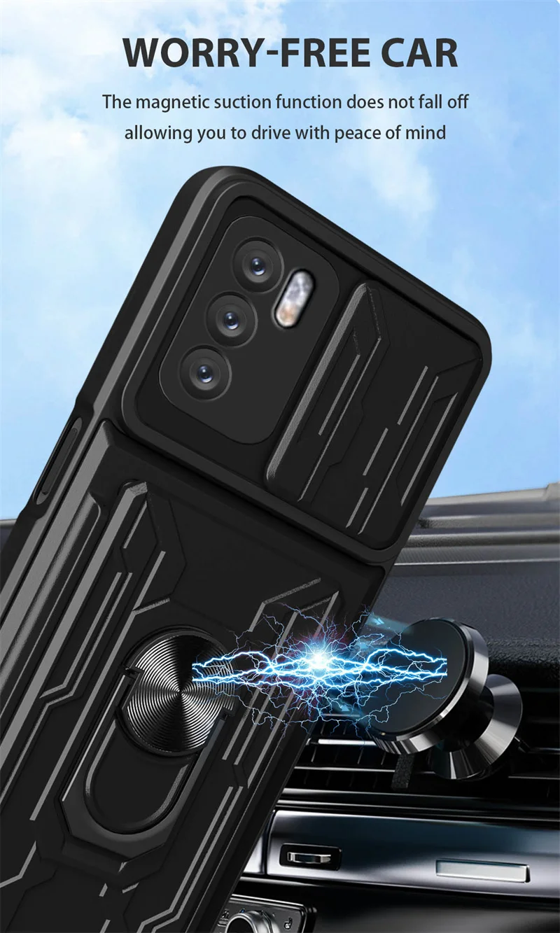 MOJIA Cover per Oppo A16 / A16s / A54s, PU Custodia Antiurto Resistente