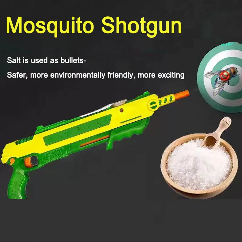 New Model Of Fly And Mosquito Gun 3.0 Children's Day Gift Salt Gun Shotgun Adult Toy Gun Mosquito And Fly Gun 2
