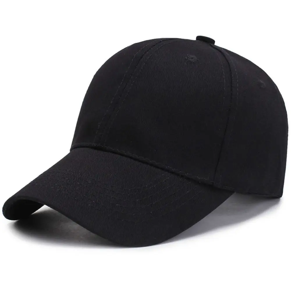Black Adjustable UV Protection Summer Hat Sports Cap Cotton  display picture 3
